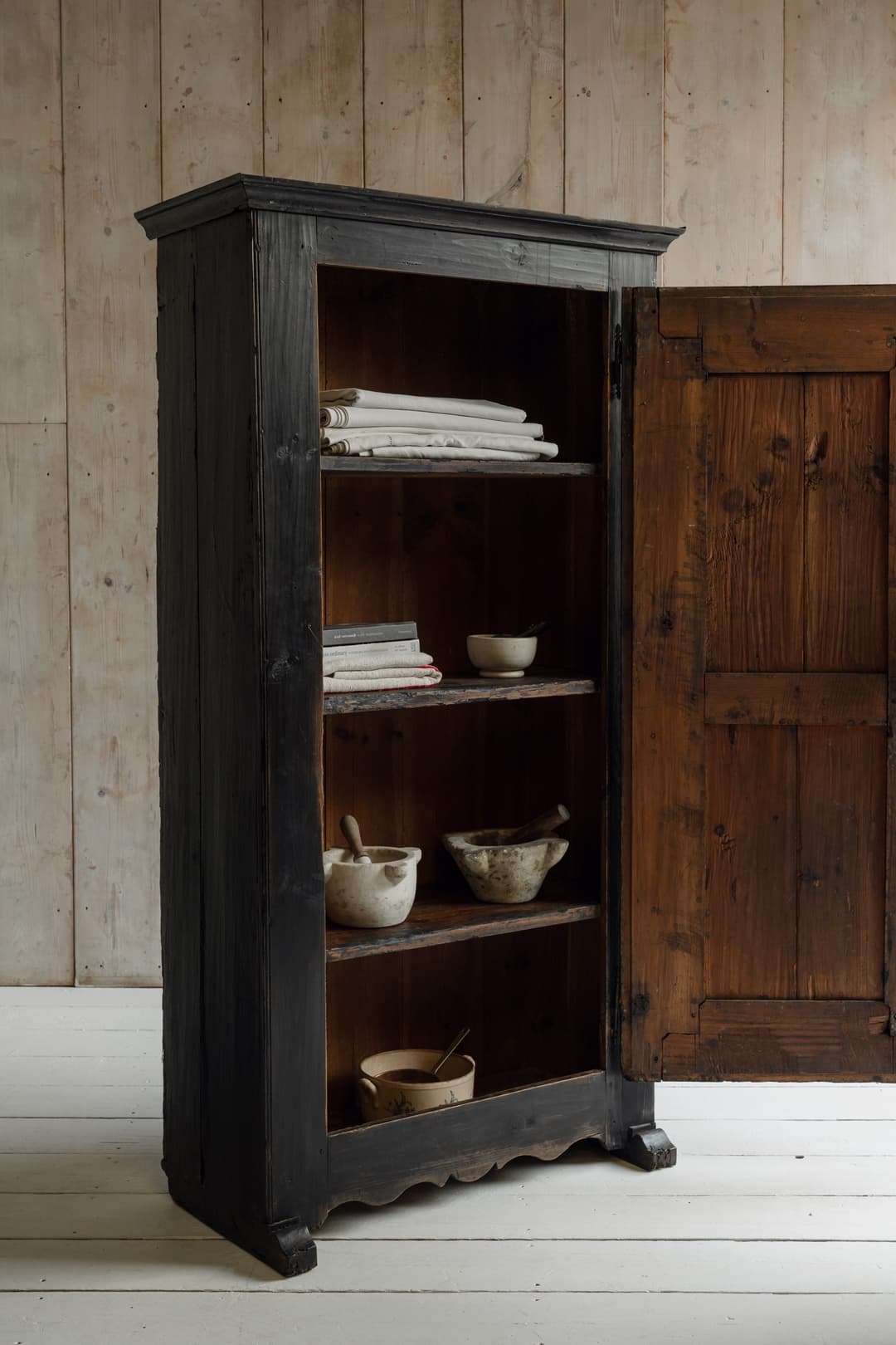 A 19th Century Alpine Folk Painted Cupboard