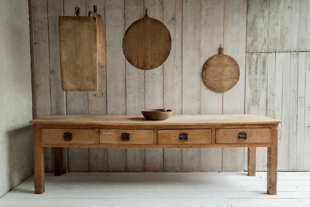 Monumental English Baker's Table - Yorkshire, Late 19th Century