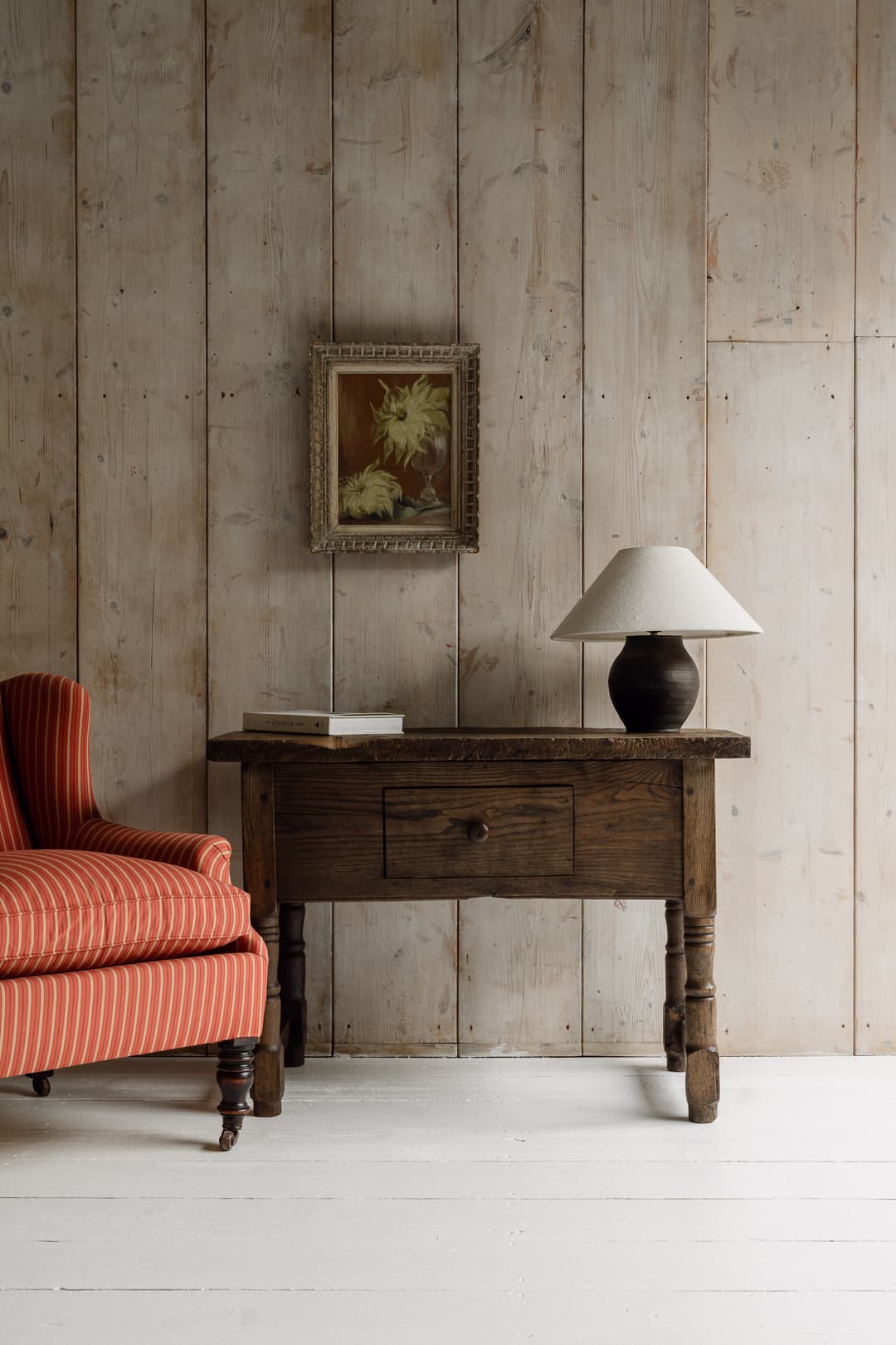 19th Century Italian Chestnut Side Table from the Piedmont Region