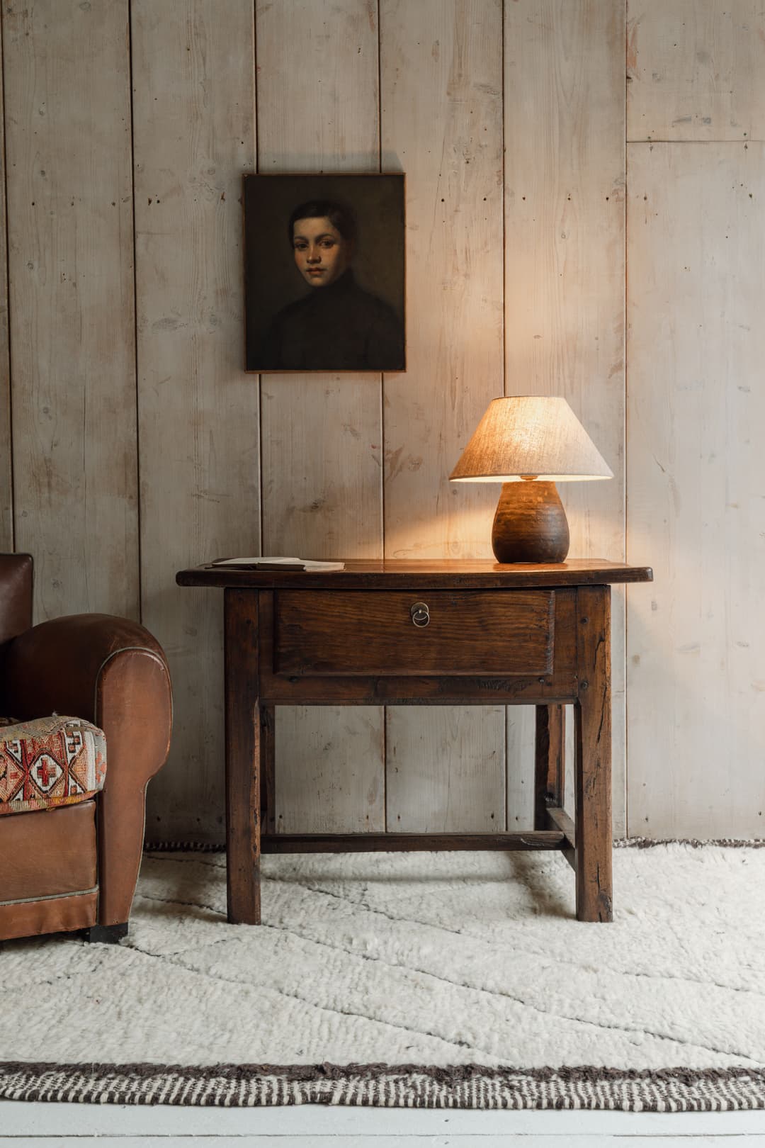 Early 19th Century Spanish Walnut Side Table