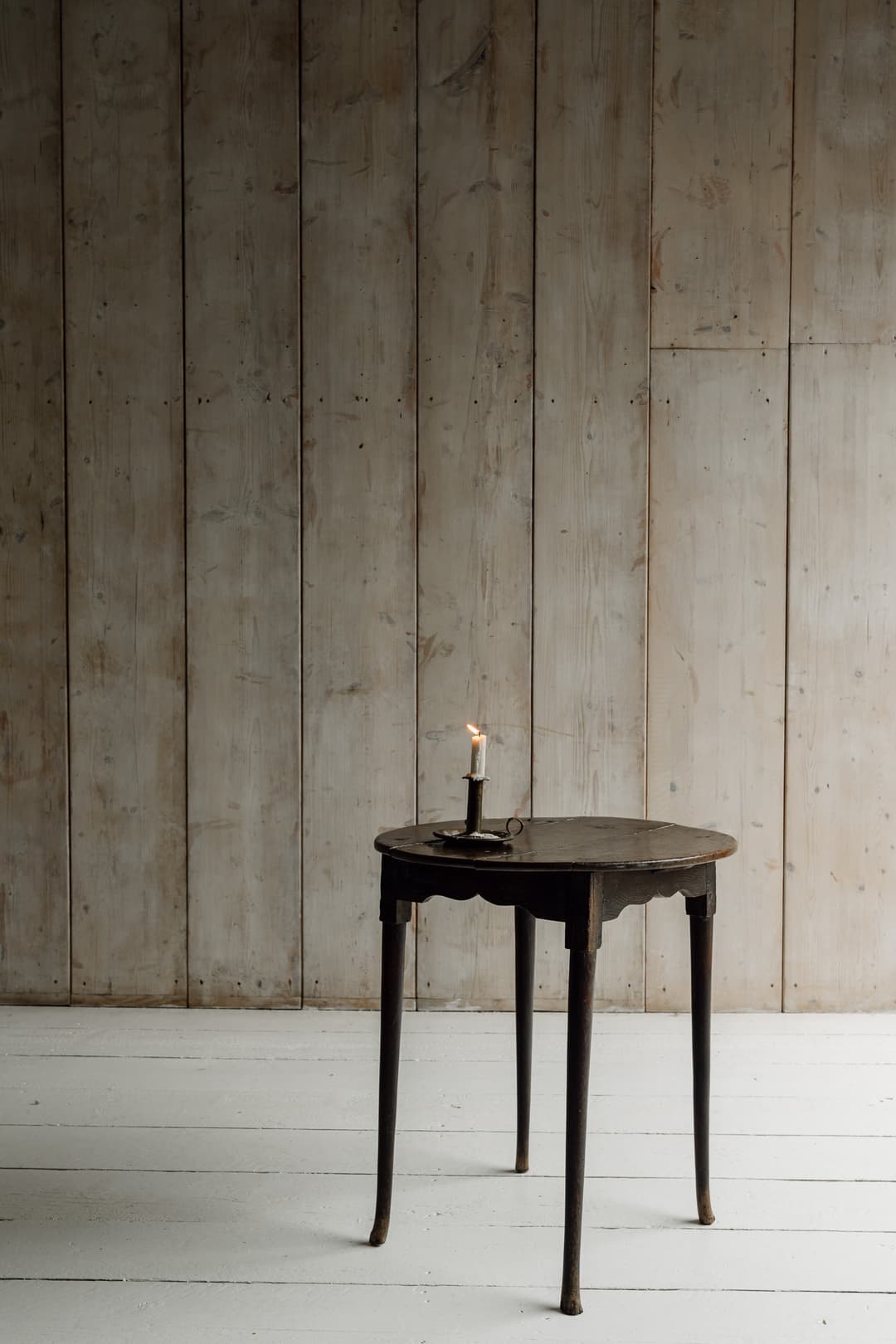 18th Century Oak Vernacular Side Table, Circa 1760