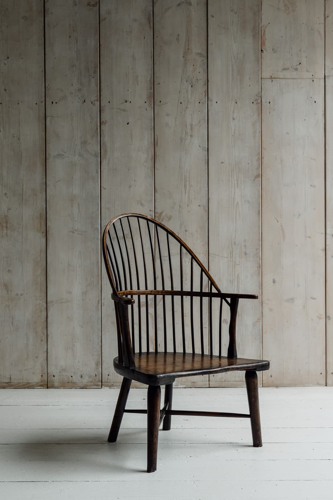 A Rare English Low Hearth Windsor Armchair, c.1780-1820