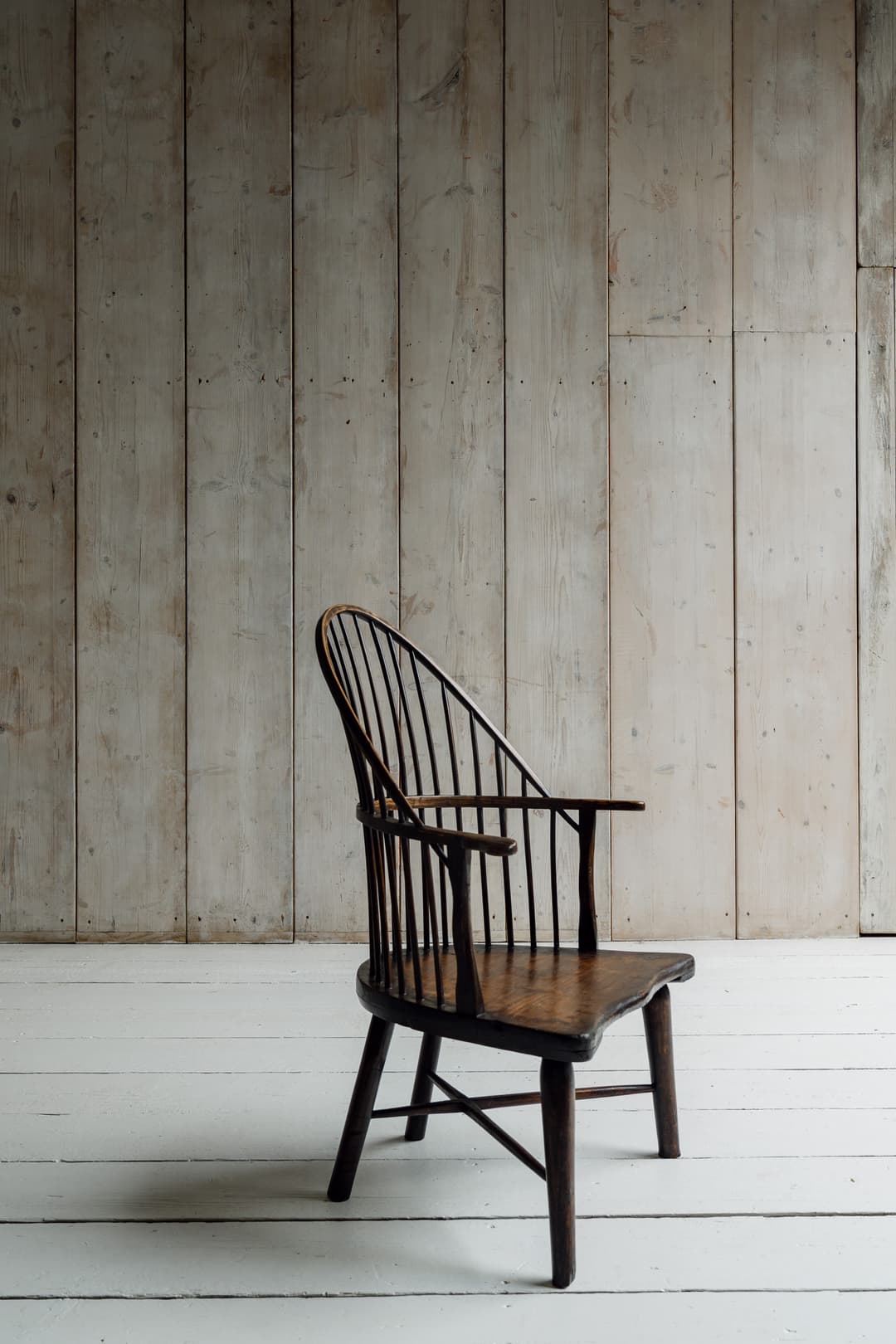 A Rare English Low Hearth Windsor Armchair, c.1780-1820